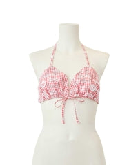 HG Racing Gingham Check Bra Top