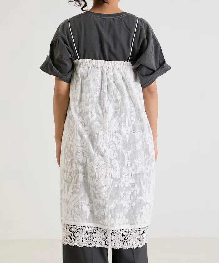 2WAY Lace Camidress & Lace Layered Skirt
