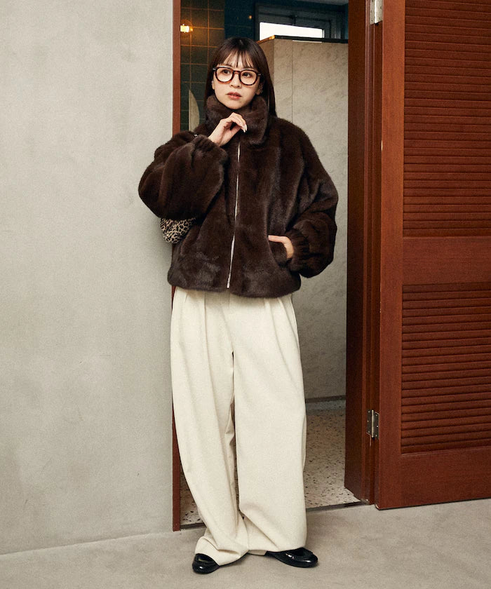 Short Length Fake Fur Blouson Limited Release