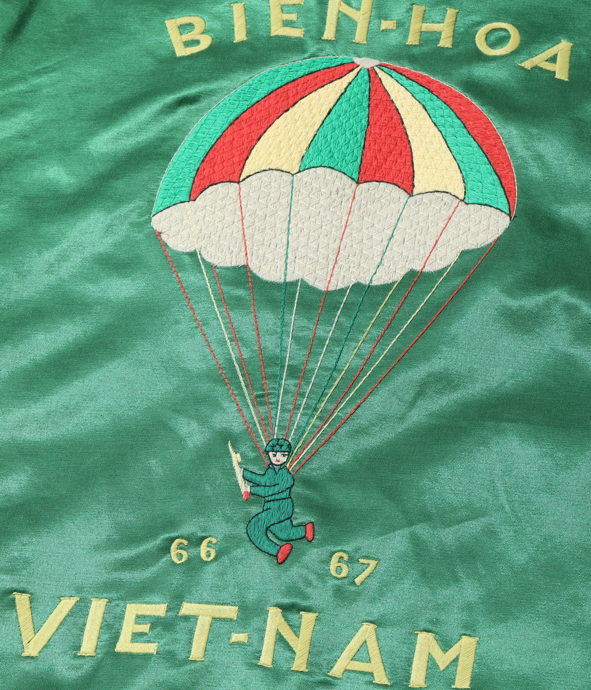 Mid 1960s Style Satin Vietnam Jacket "PARACHUTE"