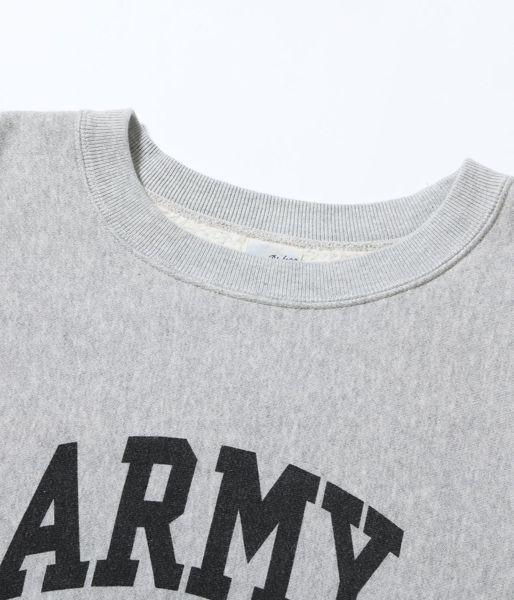 HORIZONTAL KNITTING SWEAT SHIRT ���ARMY FOOTBALL���