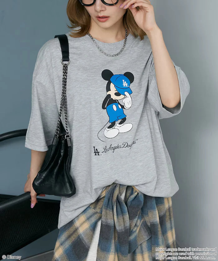 MLB/MICKEY MOUSE/Exclusive Print T-Shirt Limited Release