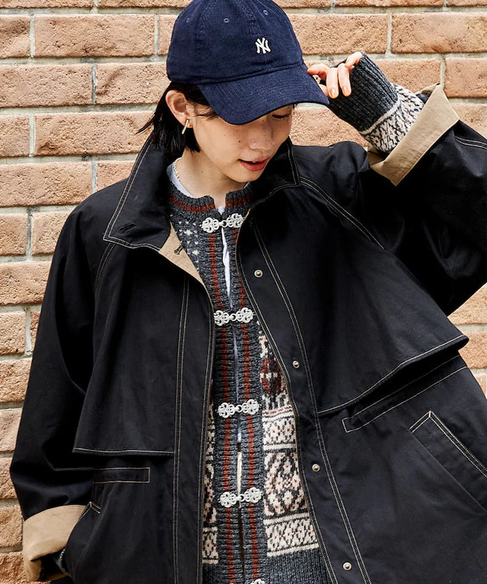 Multiway Boa Vest Coat