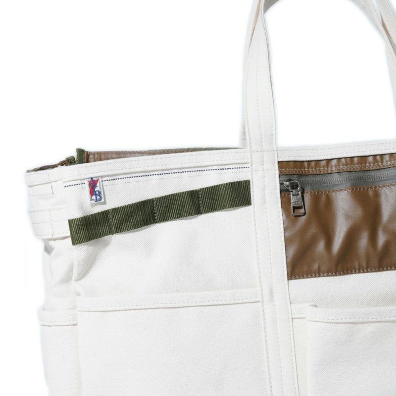 ALBERTON CANVAS TOTE sizeM/BEIGE