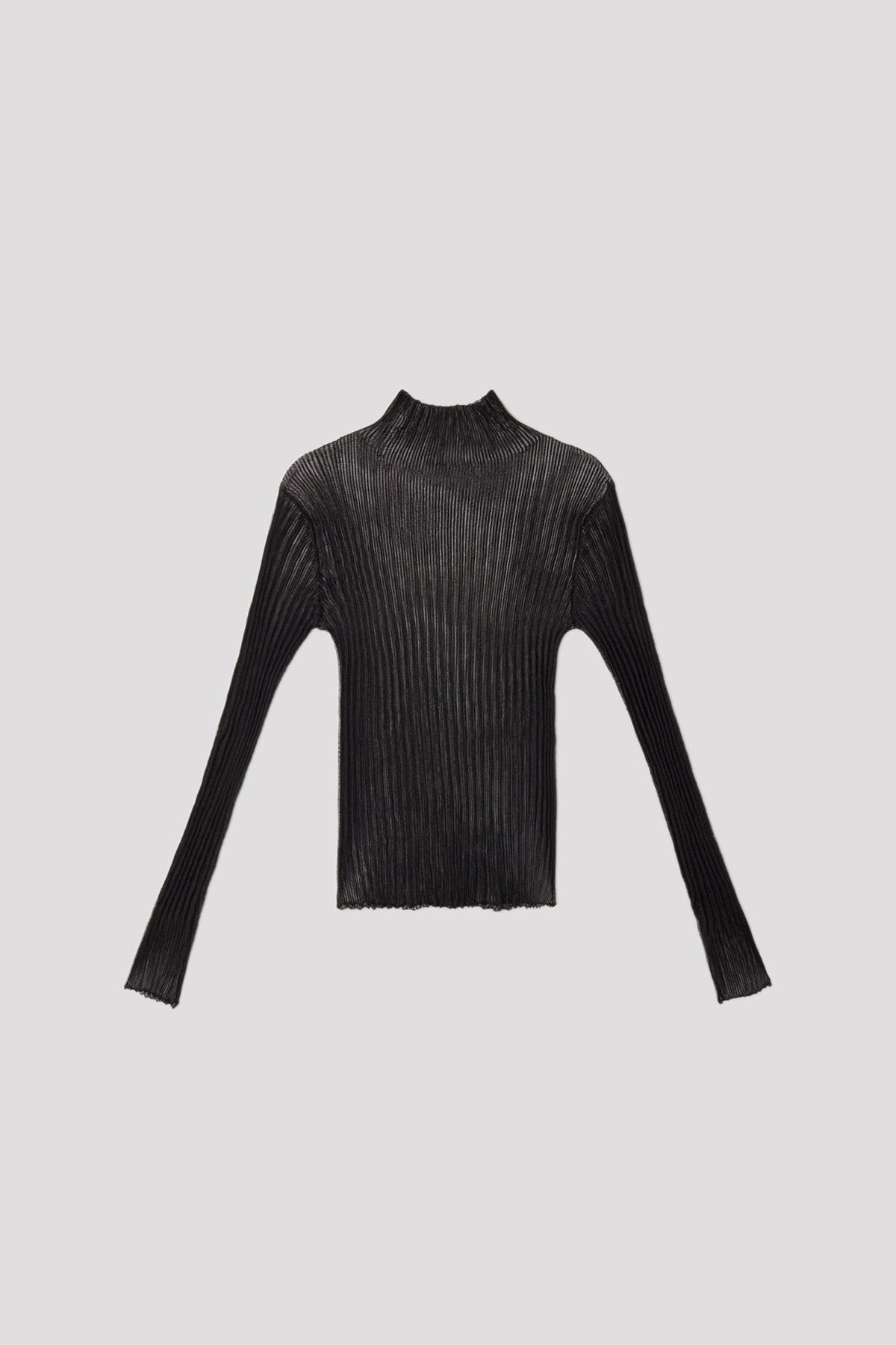 SOFT PORTRAIT METAL LONG SLEEVE TOP