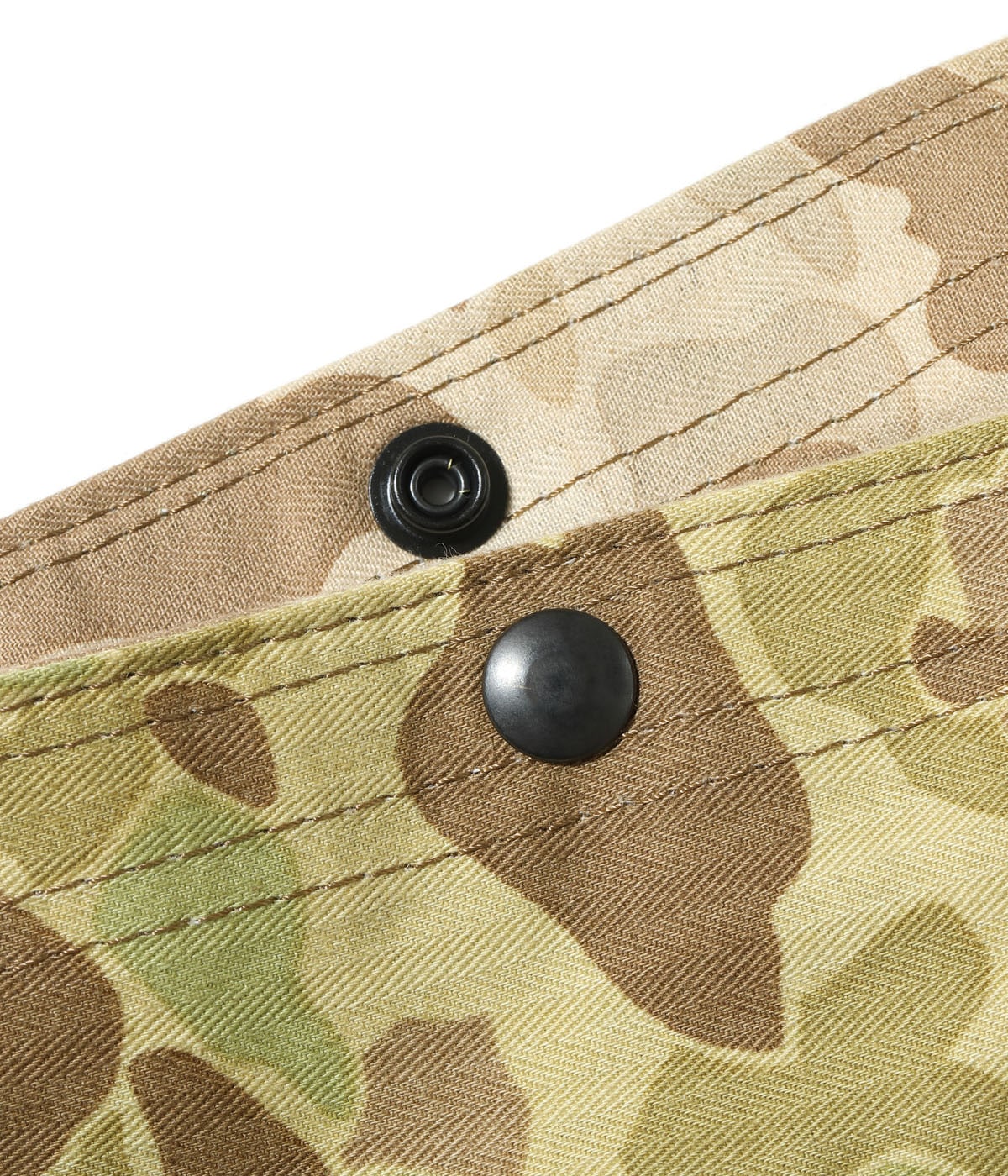 HERRINGBONE TWILL, CAMOUFLAGE REVERSIBLE BAG SEABEES STENCIL
