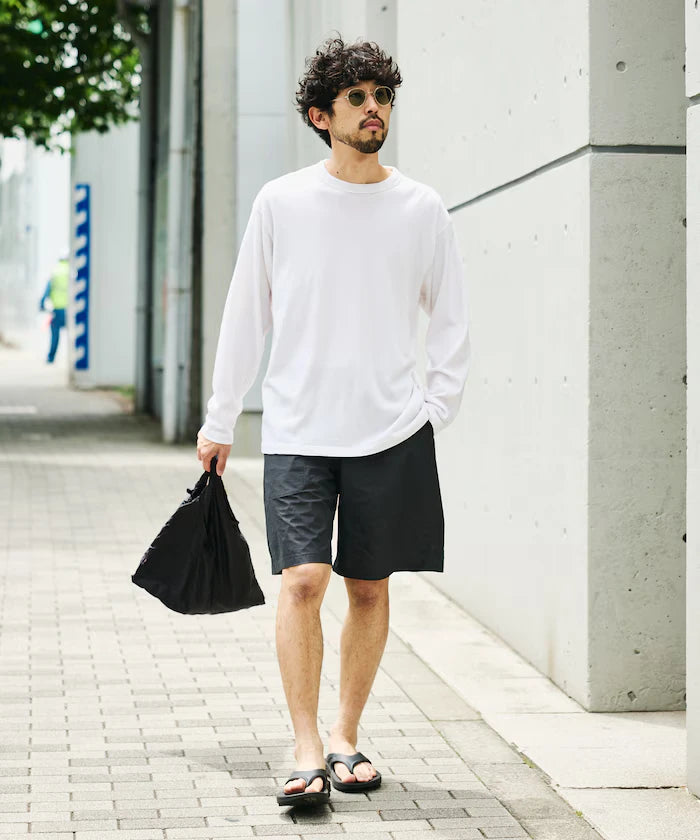 Open Collar Short Sleeve Shirt & Easy Shorts Travel Setup Fabric by SOLOTEX(R)