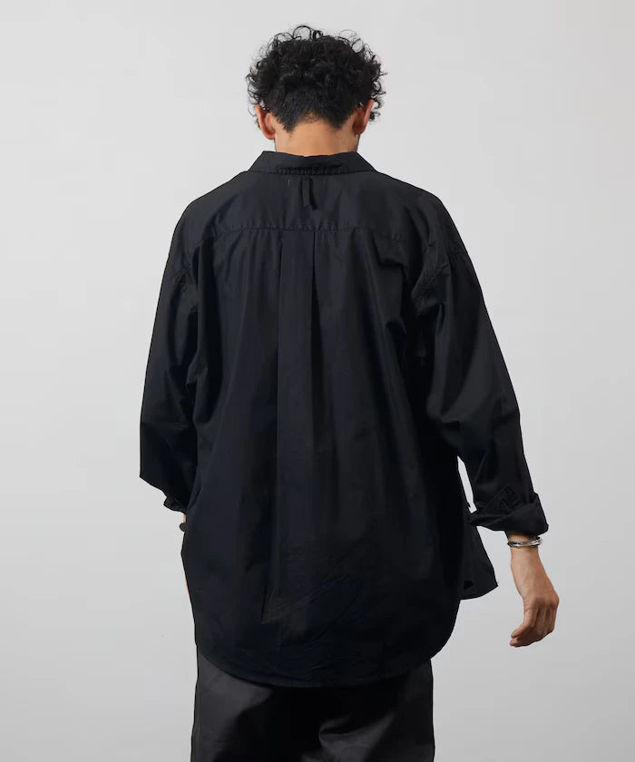 <New Color Added> Relaxed Fit Broad Shirt / Regular Collar / Long Sleeve