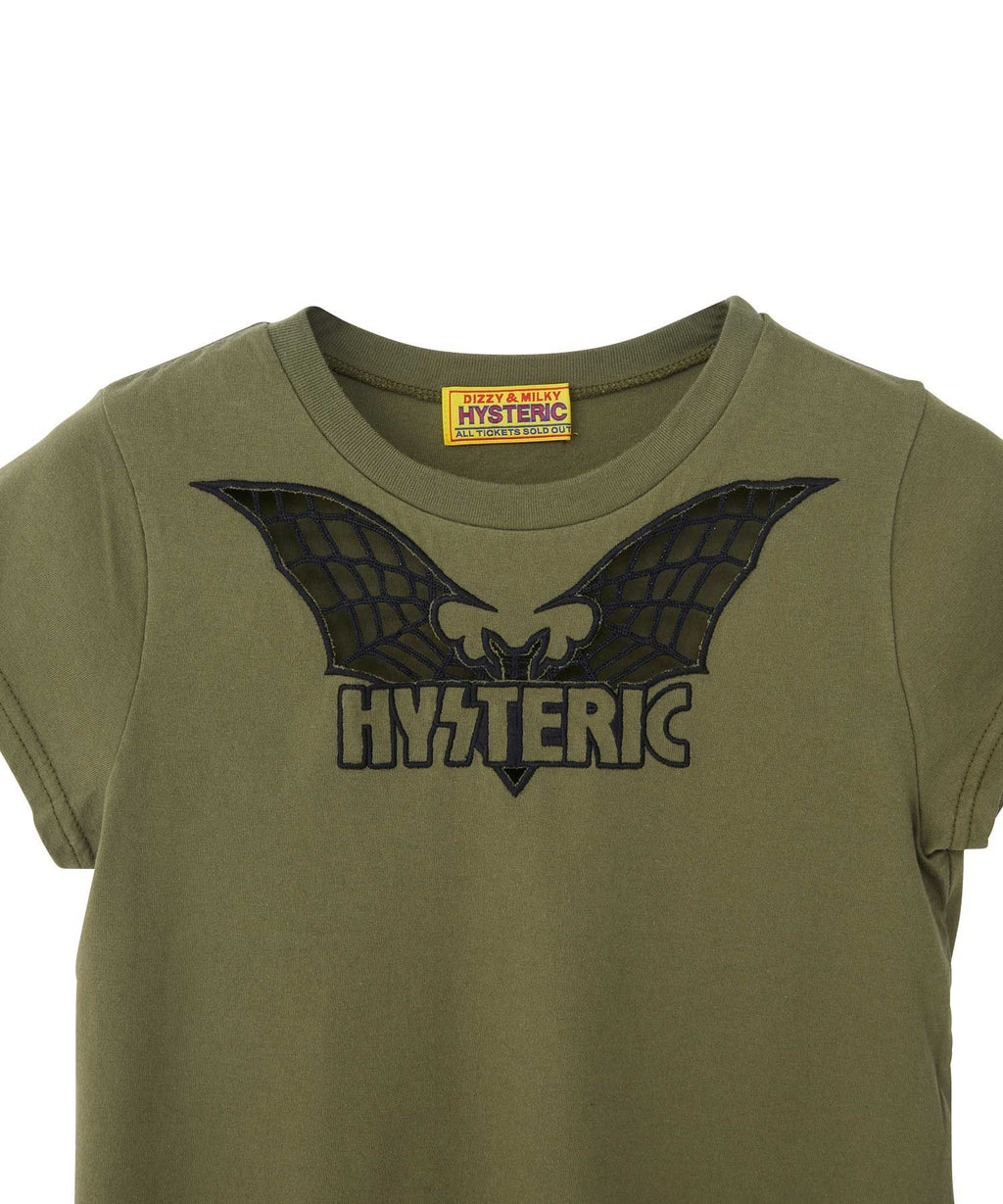 BAT Web Embroidery Mini T-Shirt