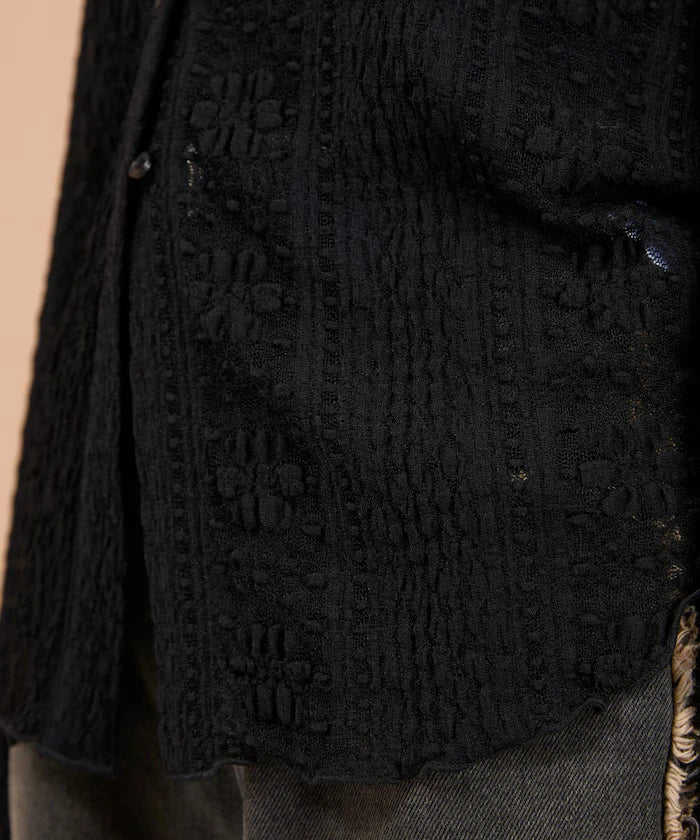 Floral Cut Lace Shirt