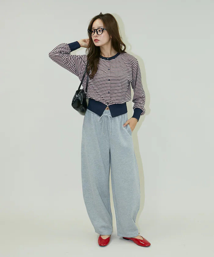 Brushed Back Sweat Curve Pants Limited Edition