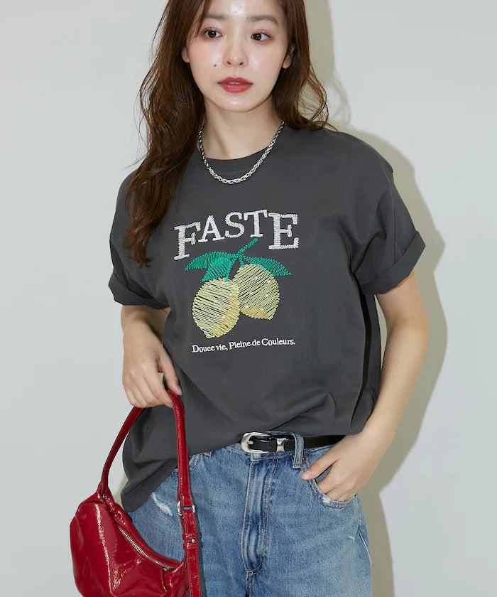 Lemon Embroidery T-shirt Limited Edition