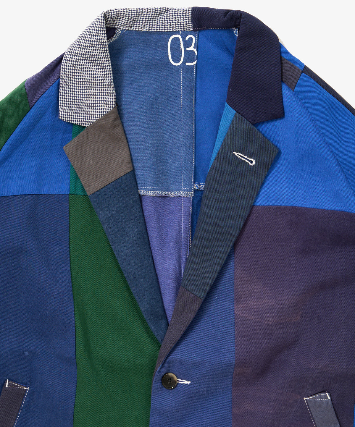 veste two button denim three