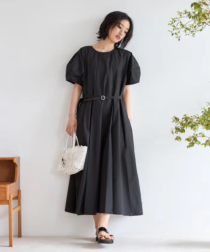 Balloon Sleeve 2WAY Dress / 5 Minute Sleeve