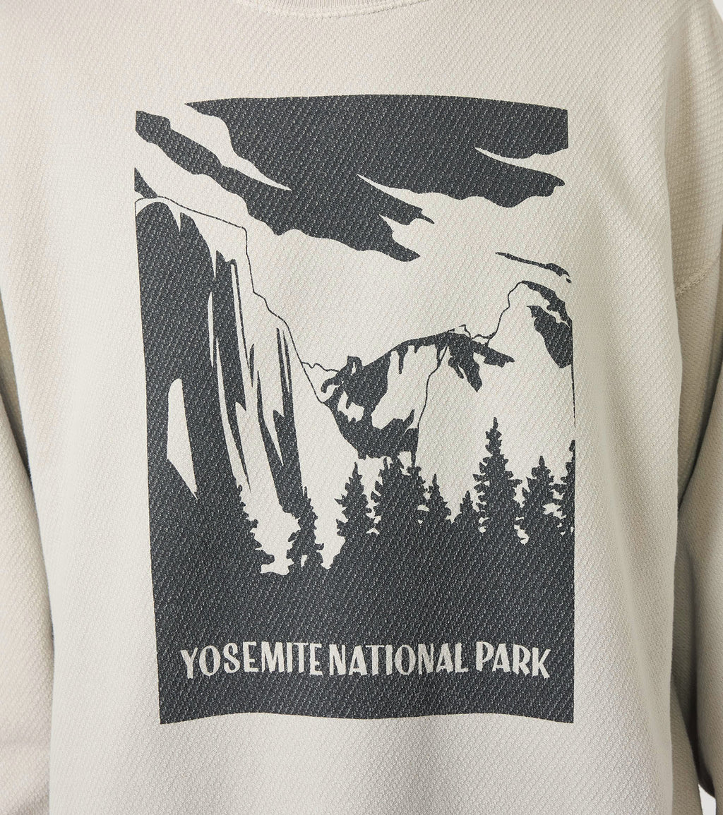 Garment Dyed Field Long Sleeve Crewneck
