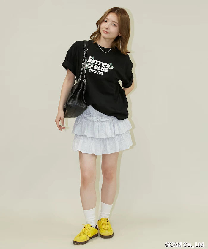 BETTY'S BLUE Flock Logo T-Shirt Limited Edition