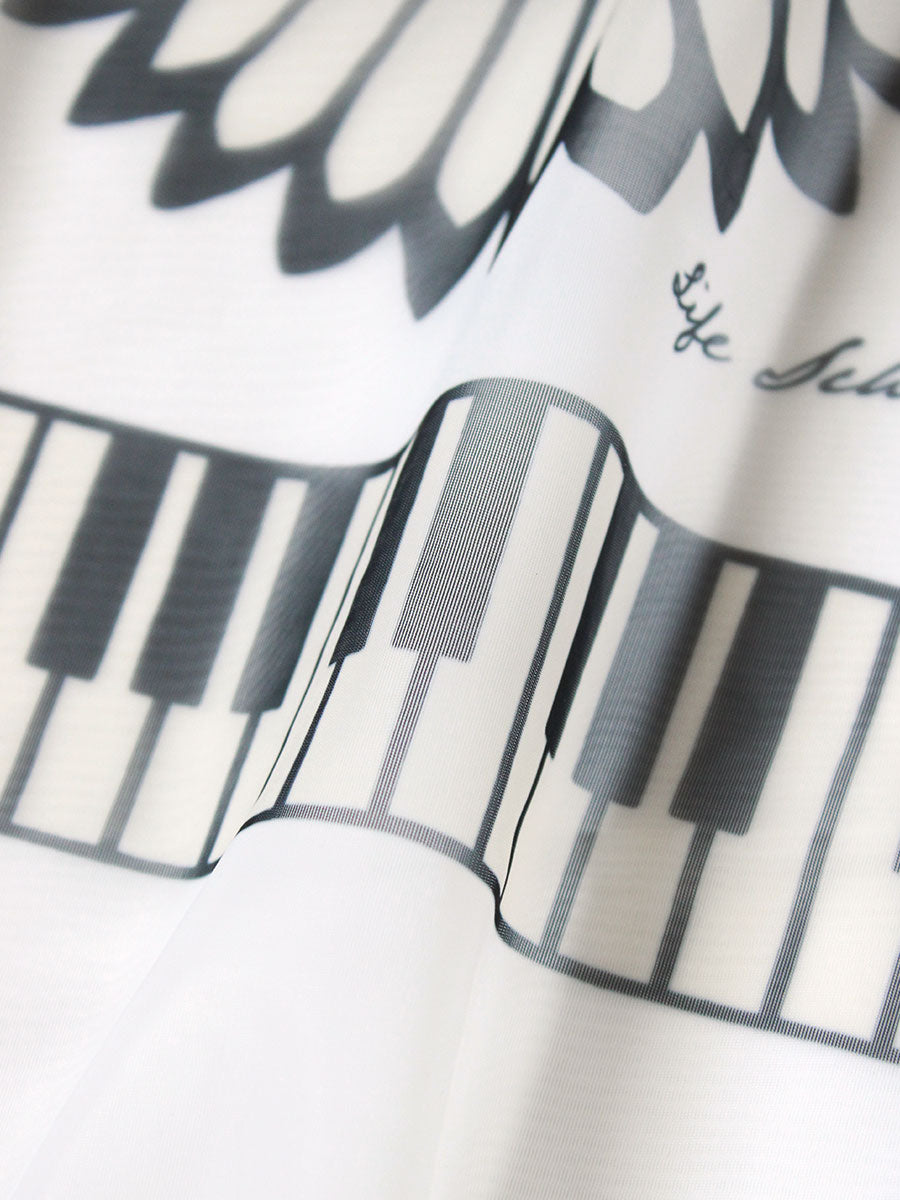 Sheer Jersey × 20/- Jersey Crew T (Piano & Sun Fa...
