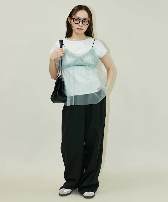Tulle Bustier T-shirt Set Limited Edition
