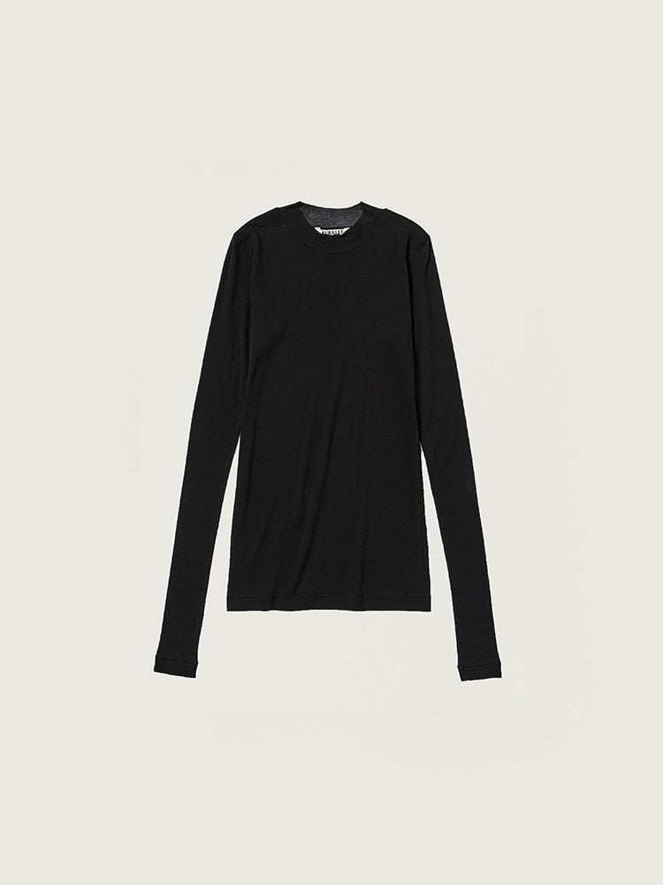 SUPER HIGH GAUGE SHEER RIB L/S TEE