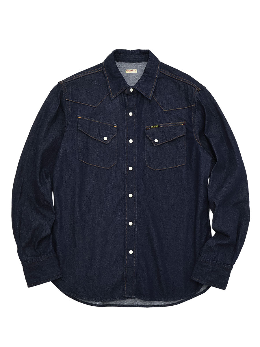 8oz Denim Western Shirt