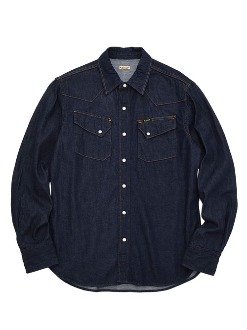 8oz Denim Western Shirt
