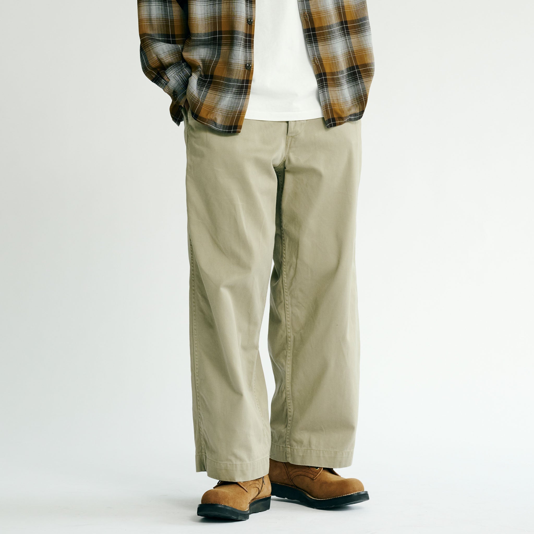 GL42426 / SELVEDGE WEAPON WIDE TROUSERS