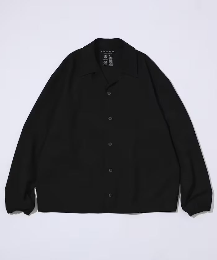 Functional Material Oversized CPO Shirt & Wide Easy Pants Setup / Washable / UV Cut / Quick Dry / Contact Cooling