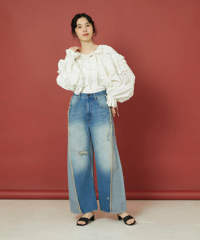Colorful Curve Denim