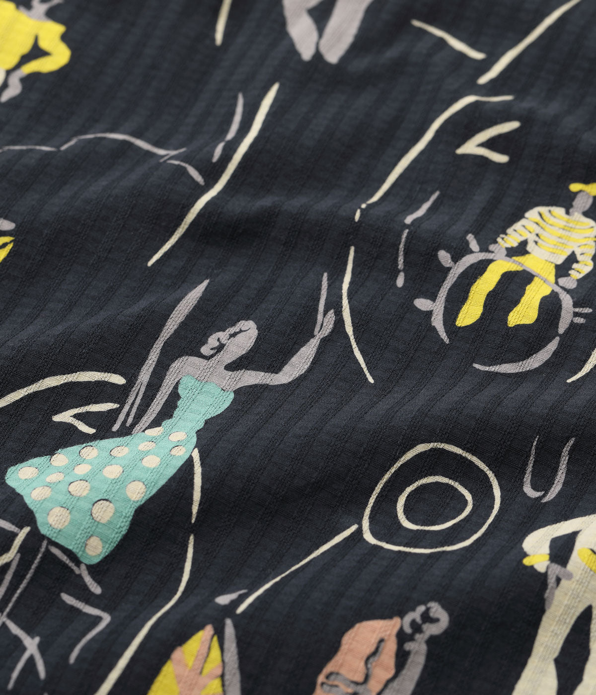 DOBBY COTTON OPEN SHIRT “SEA CRUISE”