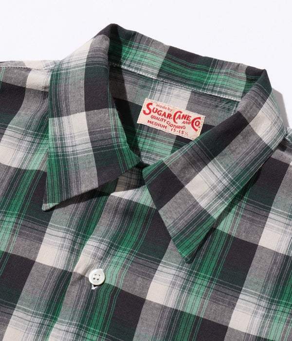 RAYON CHECK OPEN SHIRT