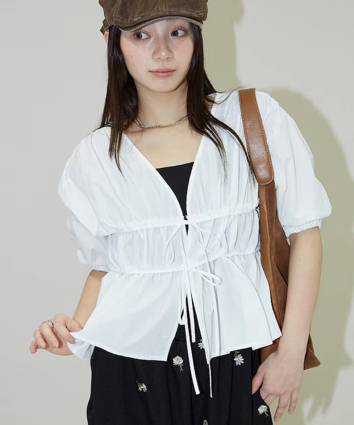 2WAY Shirring Blouse Limited Edition
