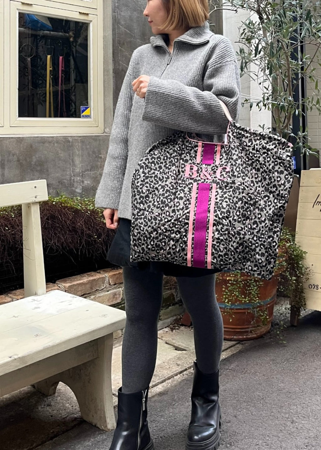 Leopard Line(l#92 Gray-301152)