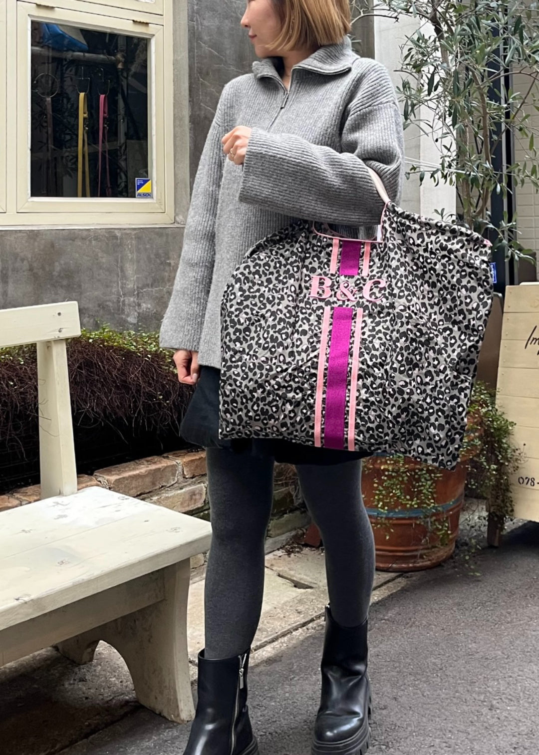 Leopard Line(l#92 Gray-301152)