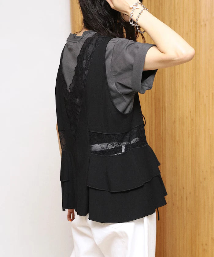 Switch Race Vintage Satin Ribbon Vest [Limited Release]