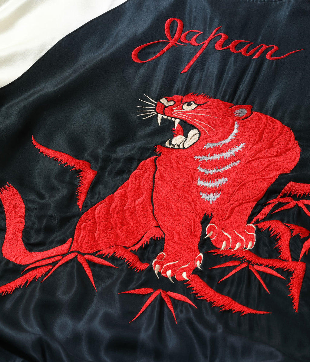 Mid 1950s Style Acetate Souvenir Jacket “RED TIGER” × “EAGLE” (AGING MODEL)