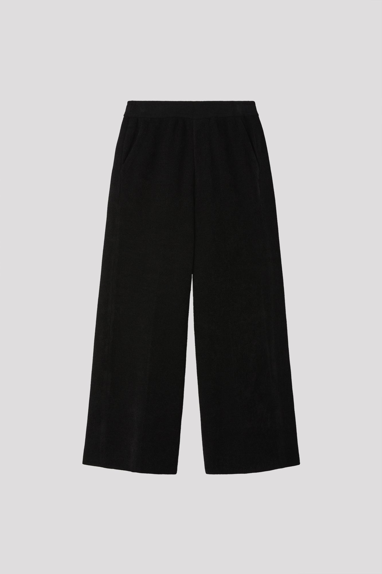 MILAN RIB VELVET WIDE STRAIGHT PANTS