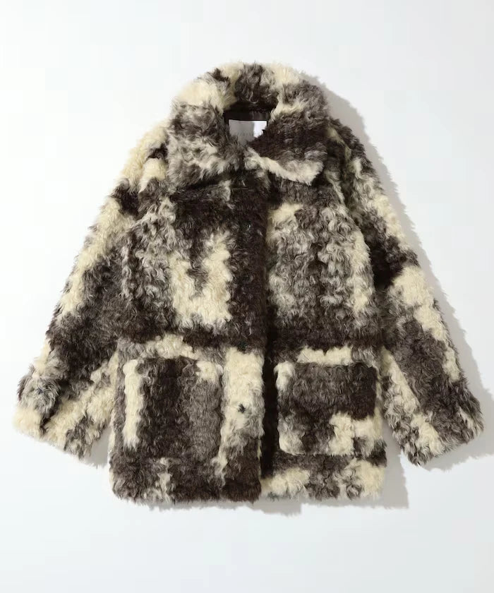 Fake Fur Mid-Length Coat / Fur Coat
