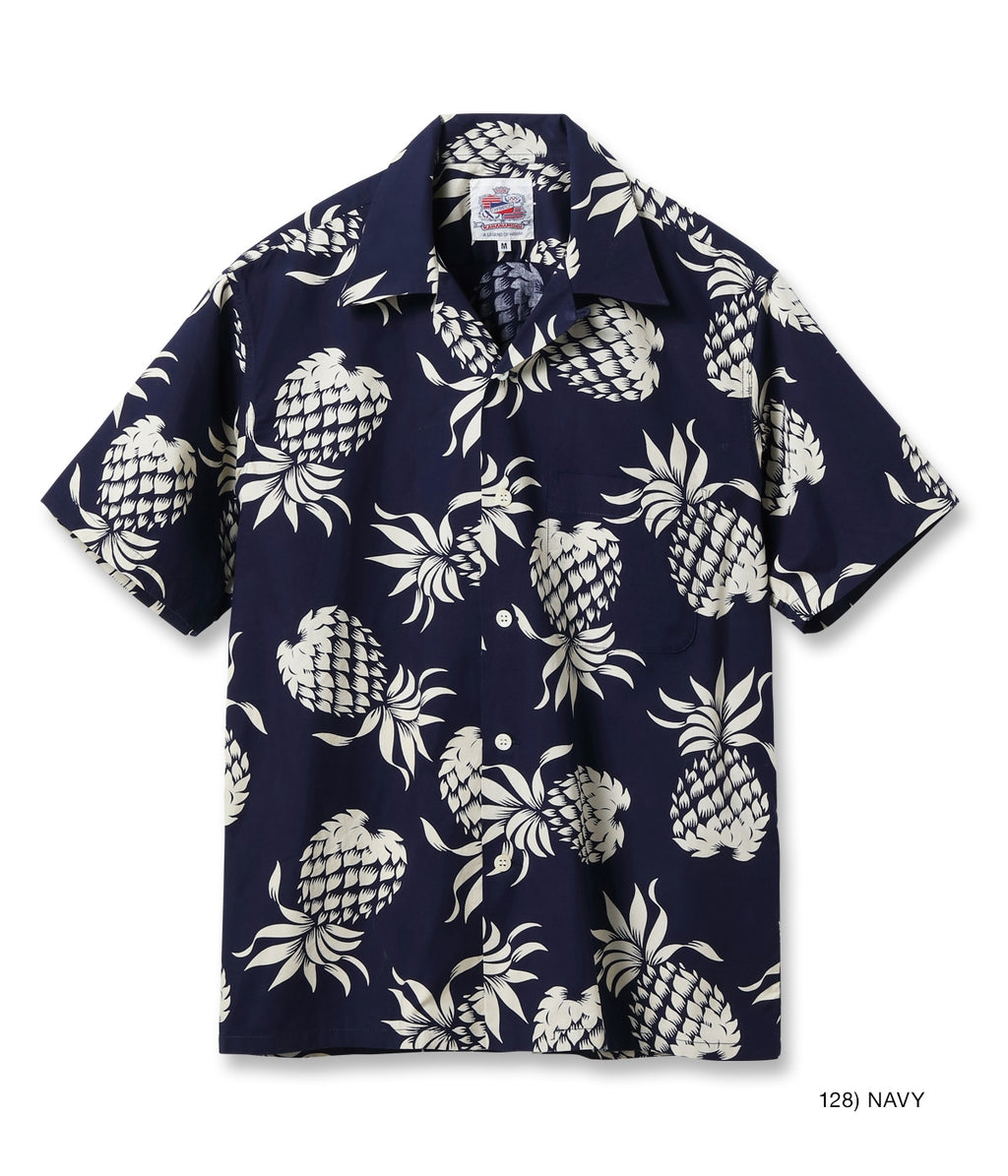 Duke Kahanamoku Cotton Hawaiian Shirt "Duke's Pineapple"