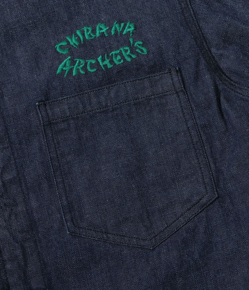 Late 1950s Style Blue Denim Okinawa Jumper "CHIBANA ARCHER'S"