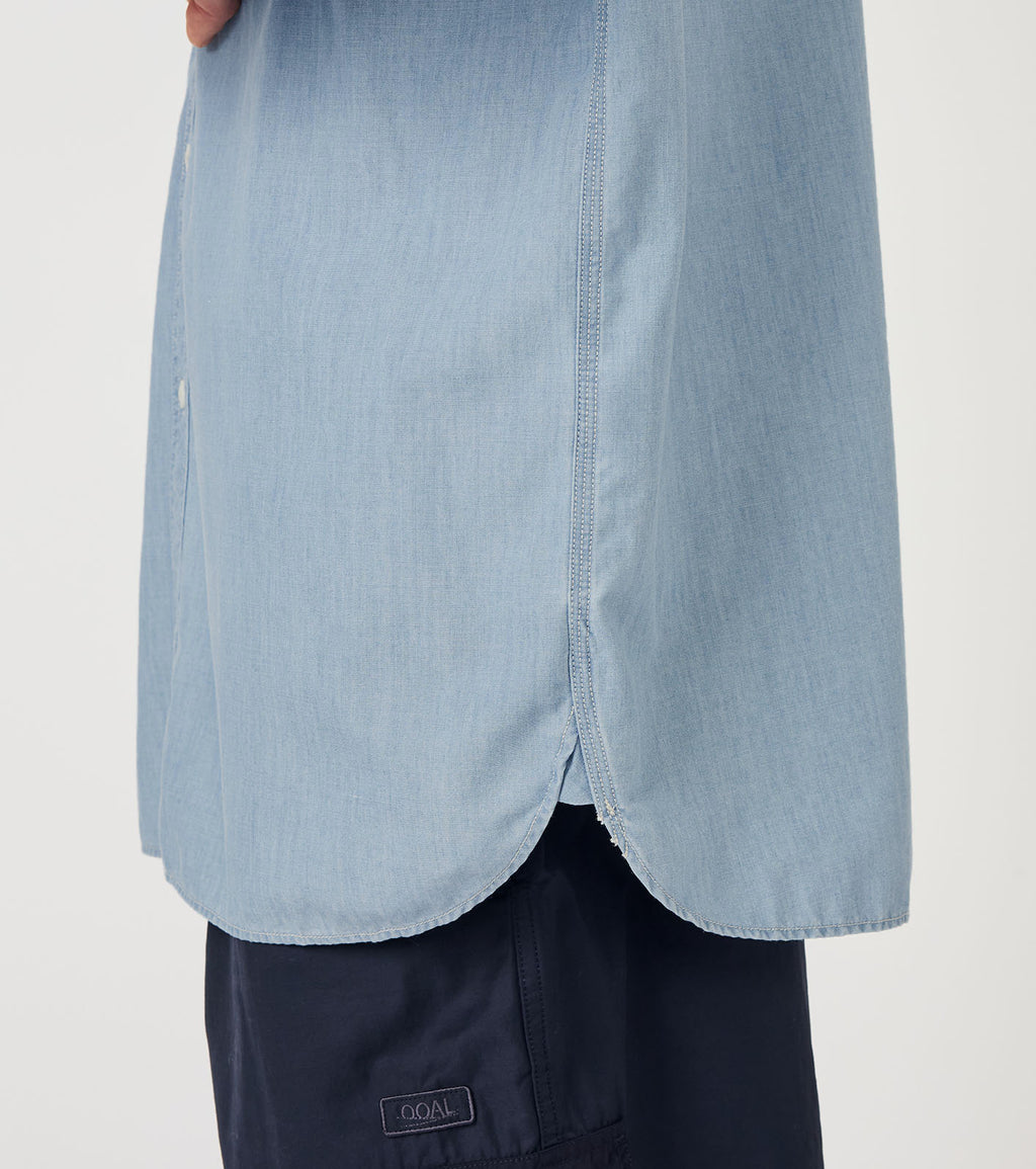 Regular Collar Chambray Shirt