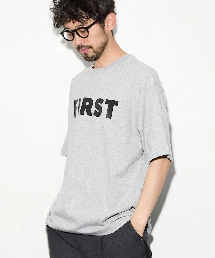 6 Ounce Front Logo Print Crew Neck T-Shirt / Print T-Shirt PR FIRST