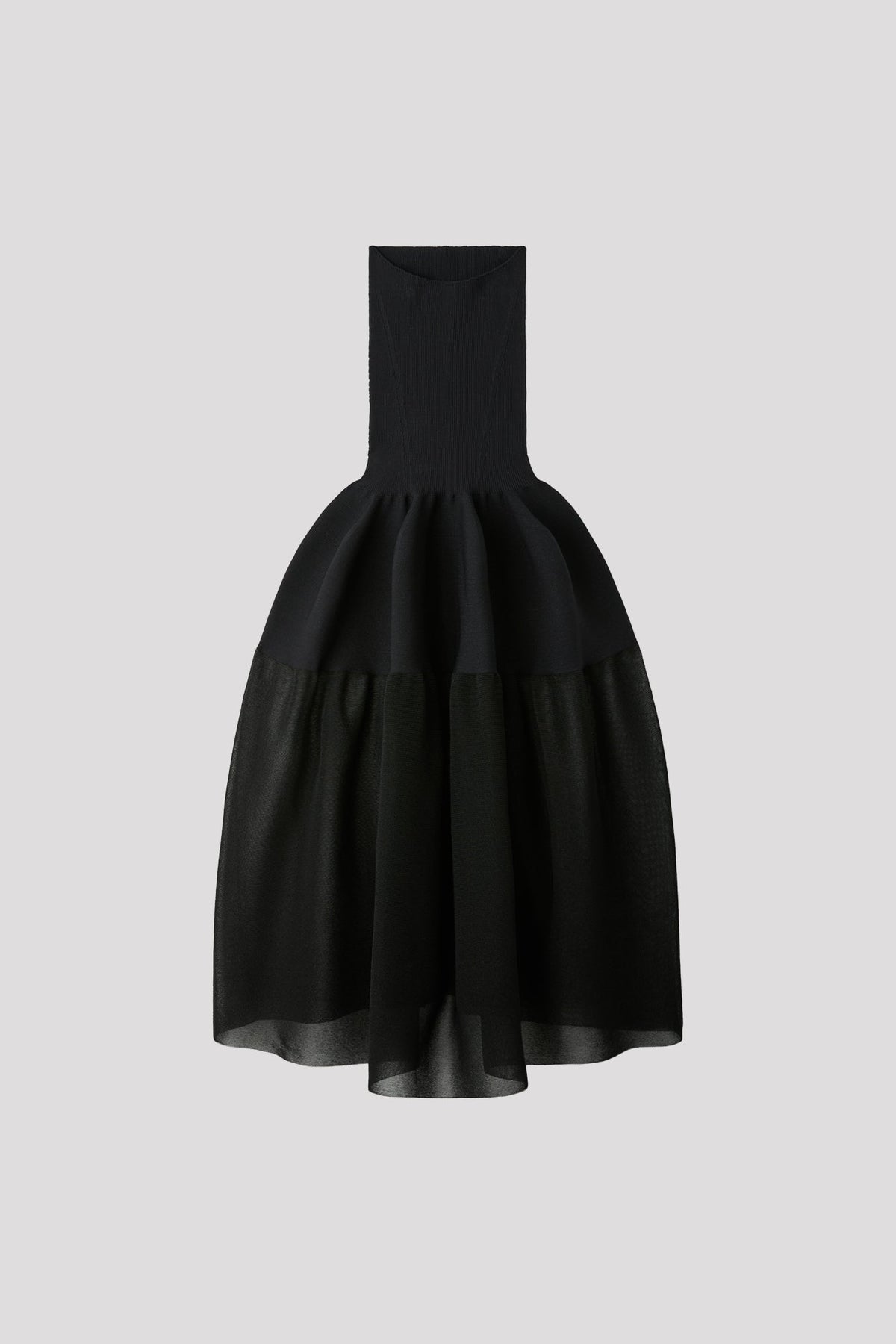 POTTERY HS LUCENT GLITTER STRAPLESS DRESS