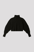 LOW GAUGE HIGHNECK CROPPED PULLOVER