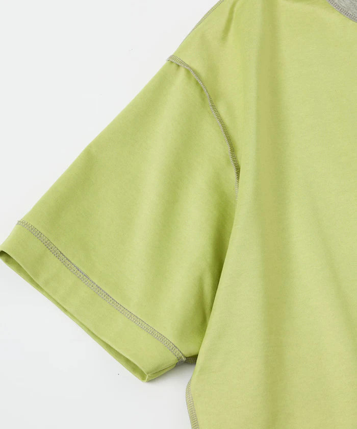 Relaxed Fit Reversible Cardboard Short Sleeve T-Shirt / Color Design