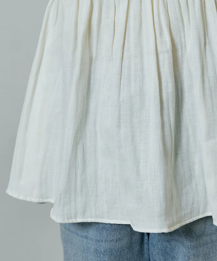 Double Gauze Gathered Camisole Blouse Limited Edition