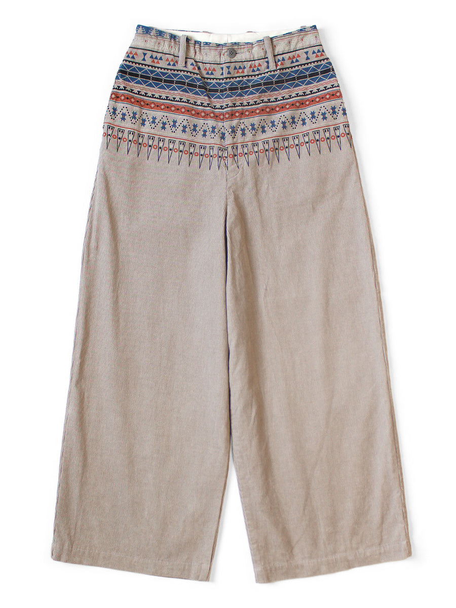 14W Corduroy Tapered Baggy Pants (Town Class...