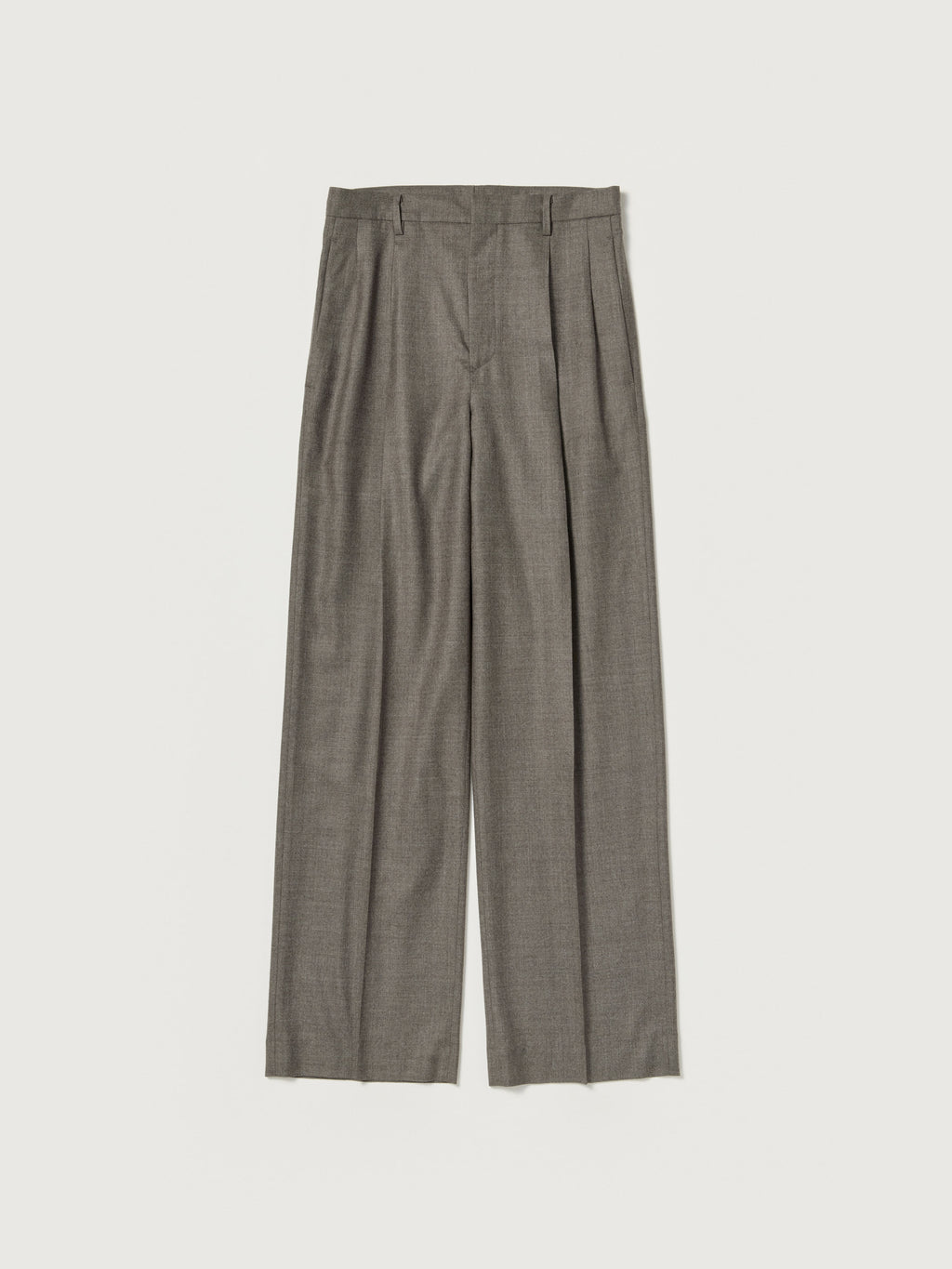 SUPER LIGHT WOOL TWO-TUCK SLACKS