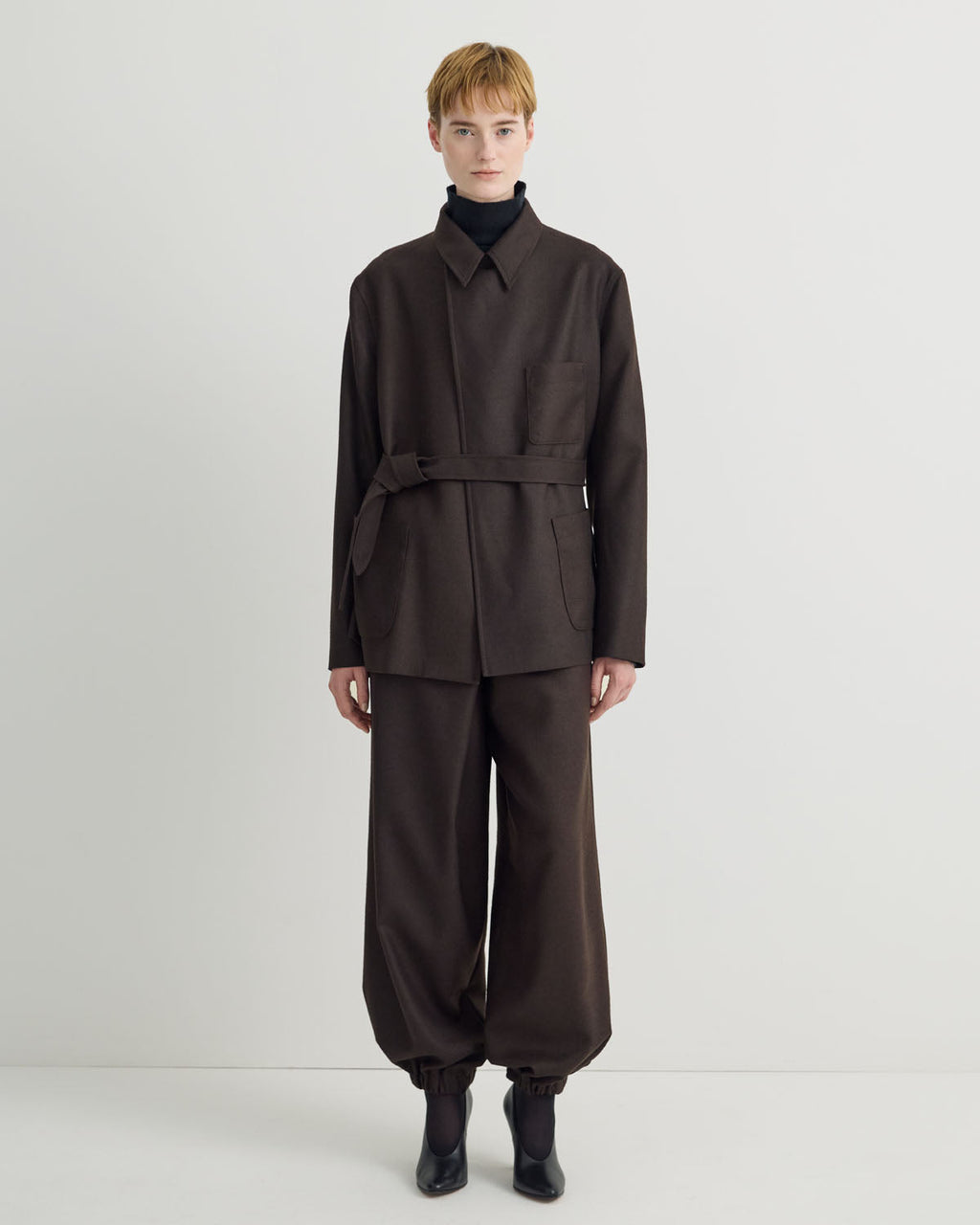 BELTED JACKET