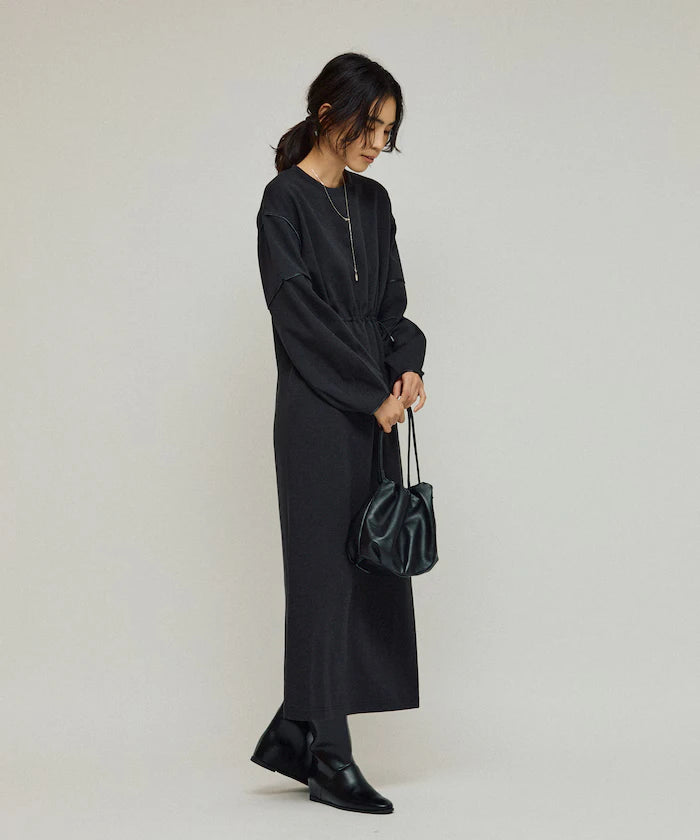Cocoon Sleeve Damboru Sweat One-Piece / Spindle