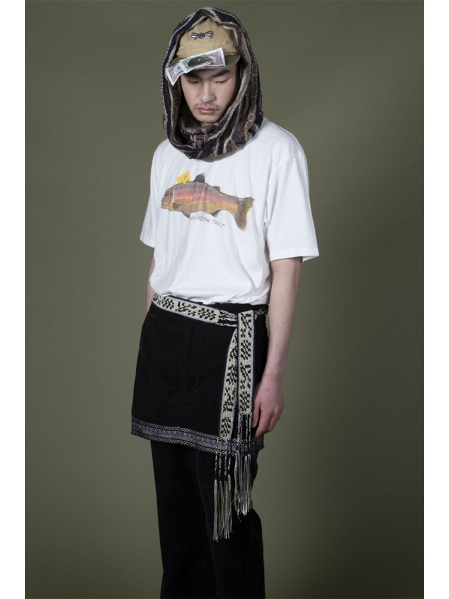 Macrame Maxi Belt (Chippewa Basket River Pattern)